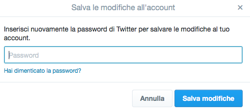 Algoritmo Twitter salva password