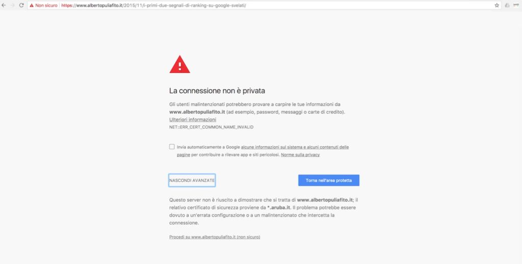 HTTP vs HTTPS: Google segnala le pagine non sicure