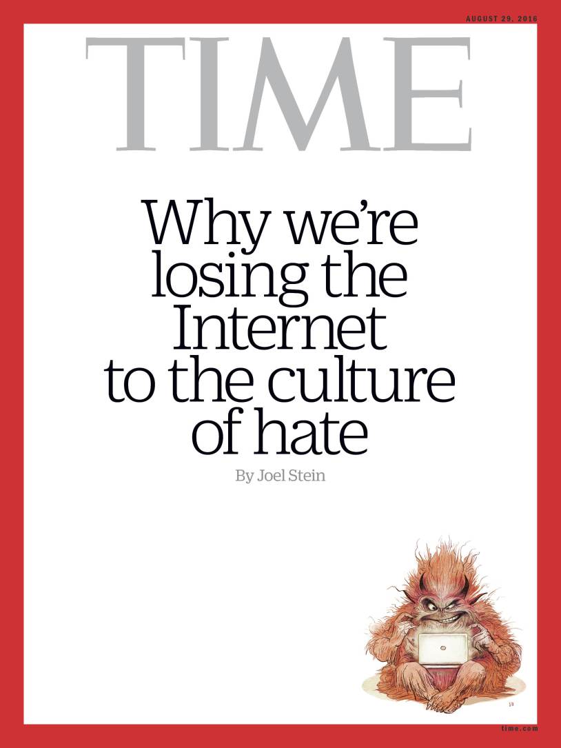 La copertina del Time su internet e i troll