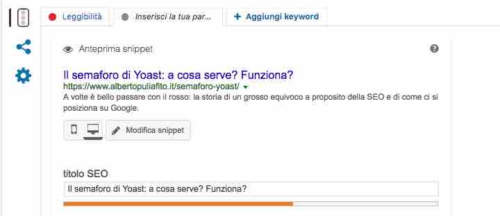 Un'immagine esplicativa del funzionamento del plugin Yoast